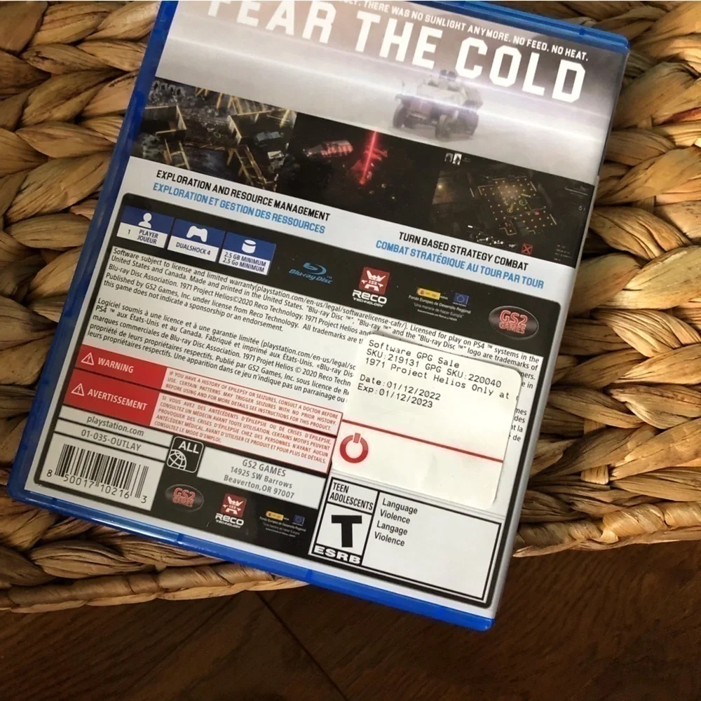 PS4 1971 Project Helios video Game